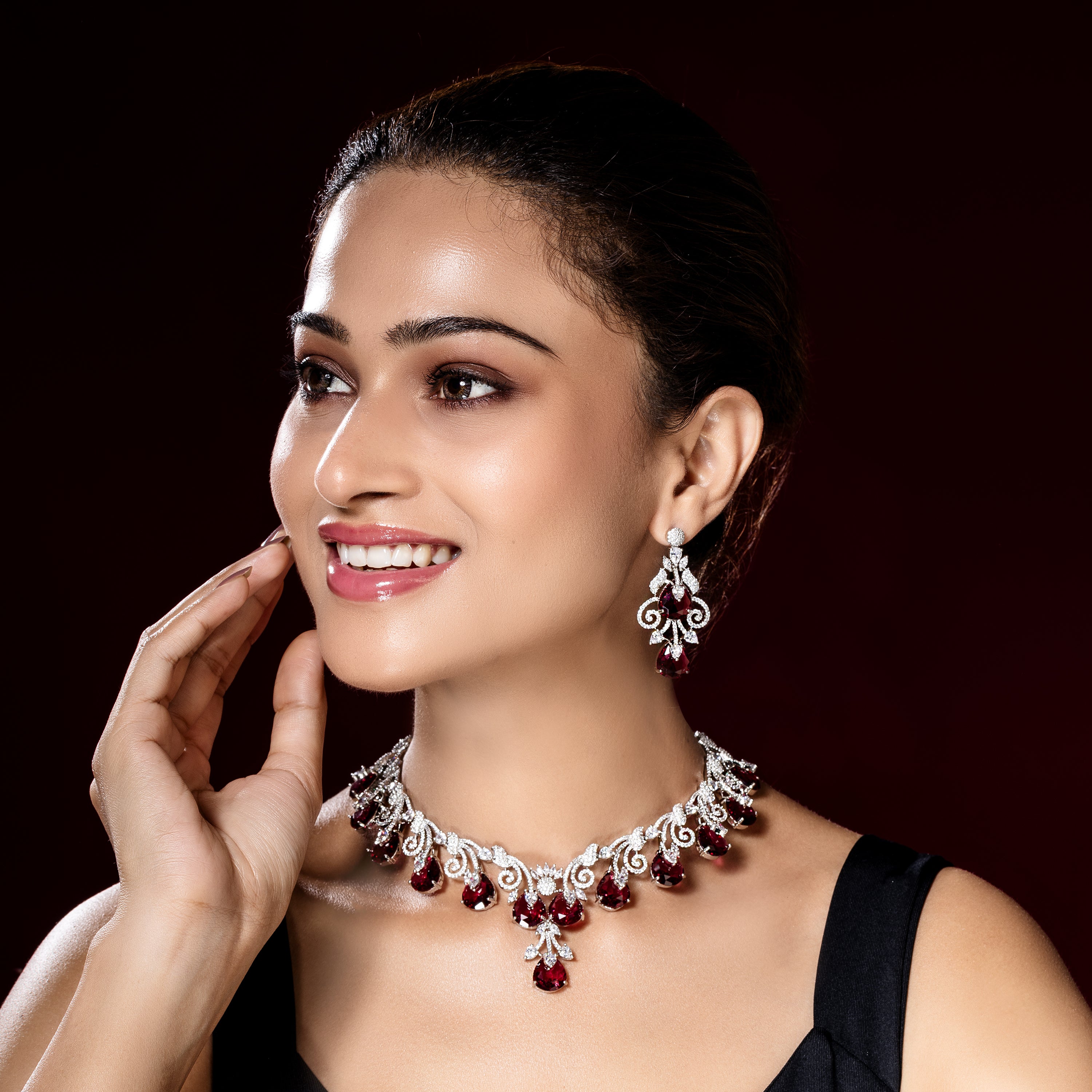 Ruby Royale Adornments-Mivanaa